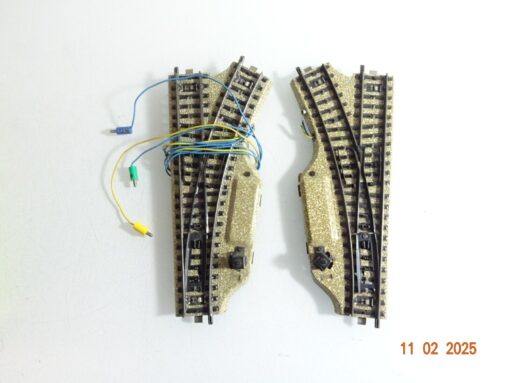 Märklin H0 M-Gleise 5118 5119 Elektro. Weichenpaar siehe Foto CK5892 o.