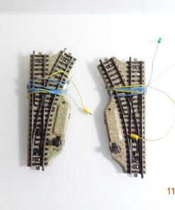 Märklin H0 M-Gleise 5118 5119 Elektro. Weichenpaar siehe Foto CK5902 o.