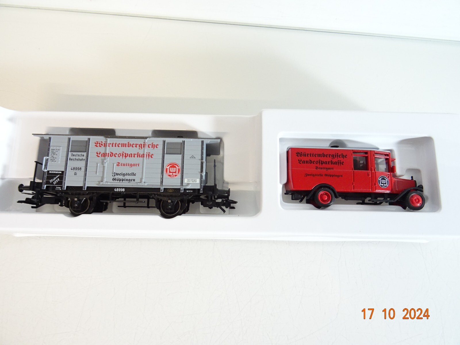 Märklin H0 Museumswagen 1999 Württembergische Landessparkasse in OVP PR3293 – Bild 3