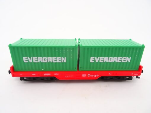 Märklin H0 Rungenwagen mit Container Evergreen der DB Cargo RR2044 o. – Bild 3