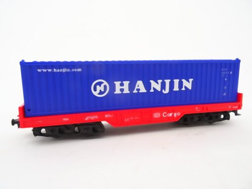 Märklin H0 Rungenwagen mit Container Hanjin der DB Cargo RR2042 o.