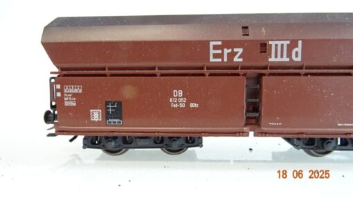 Märklin H0 Selbstentladewagen Erz IIId mit Ladung der DB PR8601 o. – Bild 3