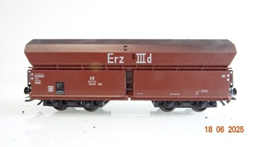 Märklin H0 Selbstentladewagen Erz IIId mit Ladung der DB PR8603 o.