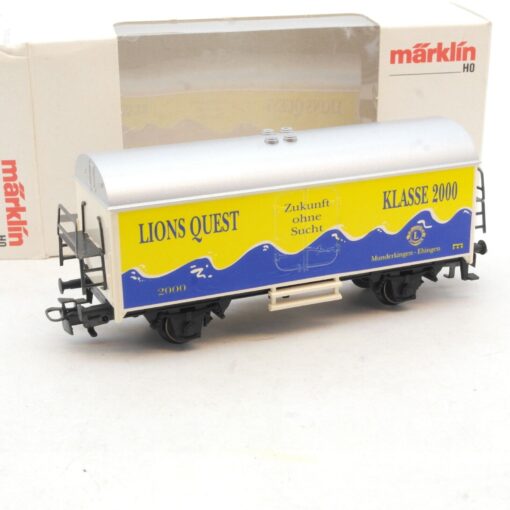 Märklin H0 SoMo gedeckter Güterwagen Lions Quest Klasse 2000 in OVP RG680 – Bild 3