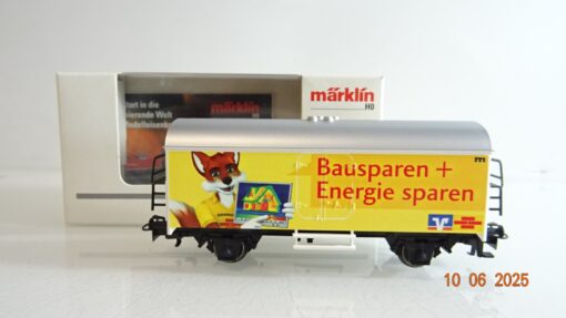 Märklin H0 Werbewagen Kühlwagen Bausparen+Energie sparen in OVP PR8318