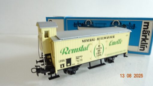 Märklin H0 gedeckter Güterwagen Remstal Quelle in OVP RR2854