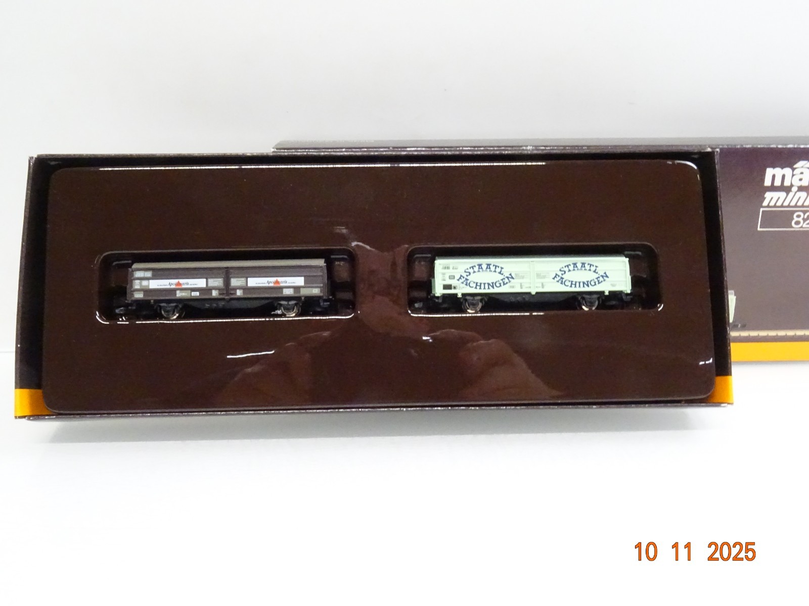 Märklin Mini-Club Z 82152 Schiebewandwagen-Set 2tlg. neuwertig in OVP JL4359