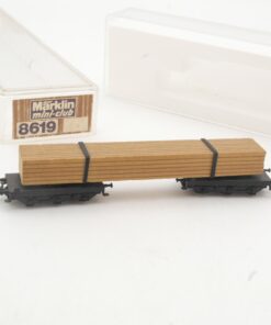 Märklin Mini-Club Z 8619 Langholzwagen der DB in OVP RR5241