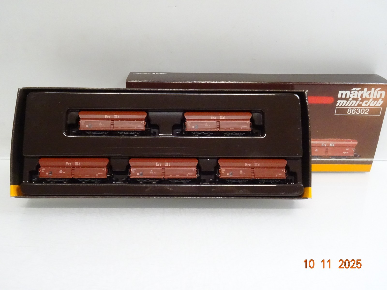 Märklin Mini-Club Z 86302 Selbstentladewagen-Set 5tlg. neuwertig in OVP JL4356