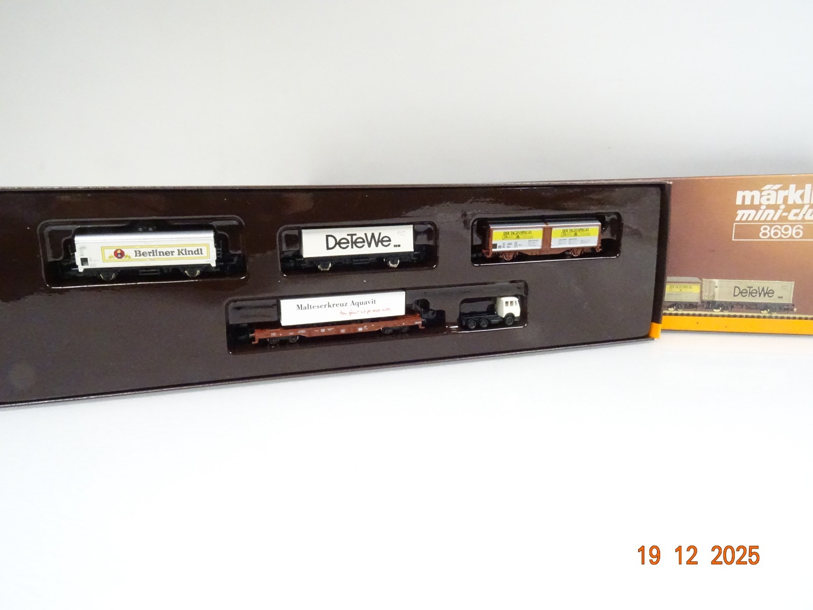 Märklin Mini-Club Z 8696 Güterwagen-Set 5tlg. Region Berlin in OVP JL5249