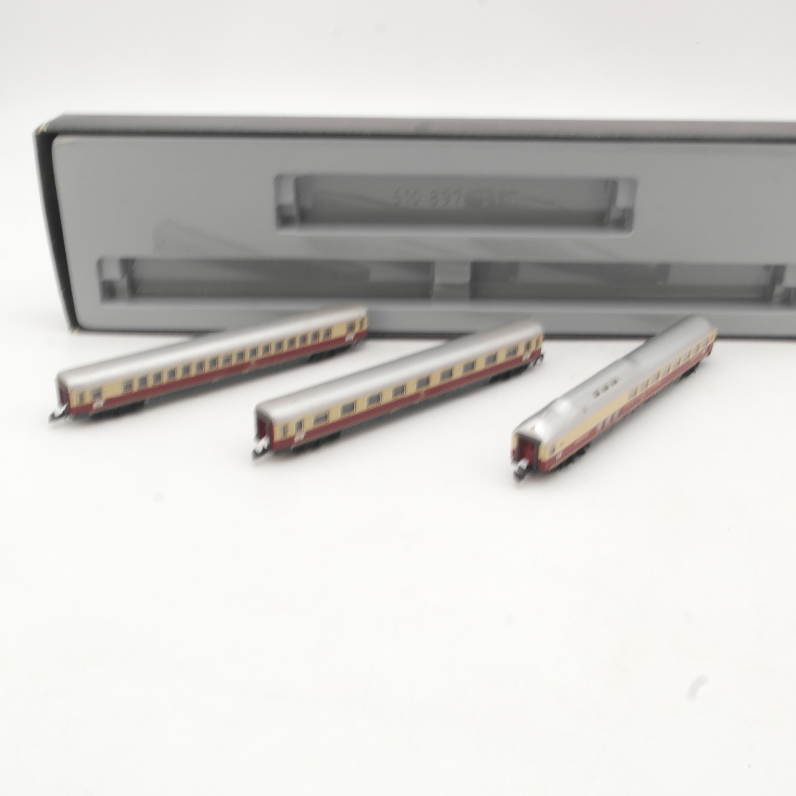 Märklin Mini-Club Z 87265 Set TEE Personenwagen 3-teilig der DB in OVP RR5235 – Bild 3