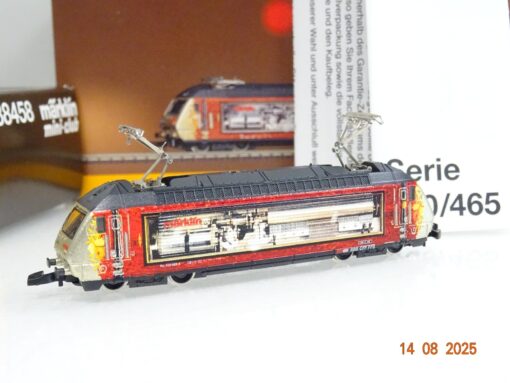 Märklin Mini-Club Z 88458 Schweiz E-Lok Re 460 der SBB neuwertig in OVP JL2289