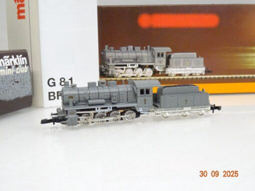 Märklin Mini-Club Z 88981 Dampflok G 8.1 der K.P.E.V. in OVP JL3279