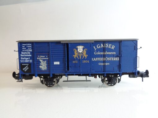 Märklin Spur 1 gedeckter Güterwagen J. Gaiser Colonialwaren der DR BH666 o.