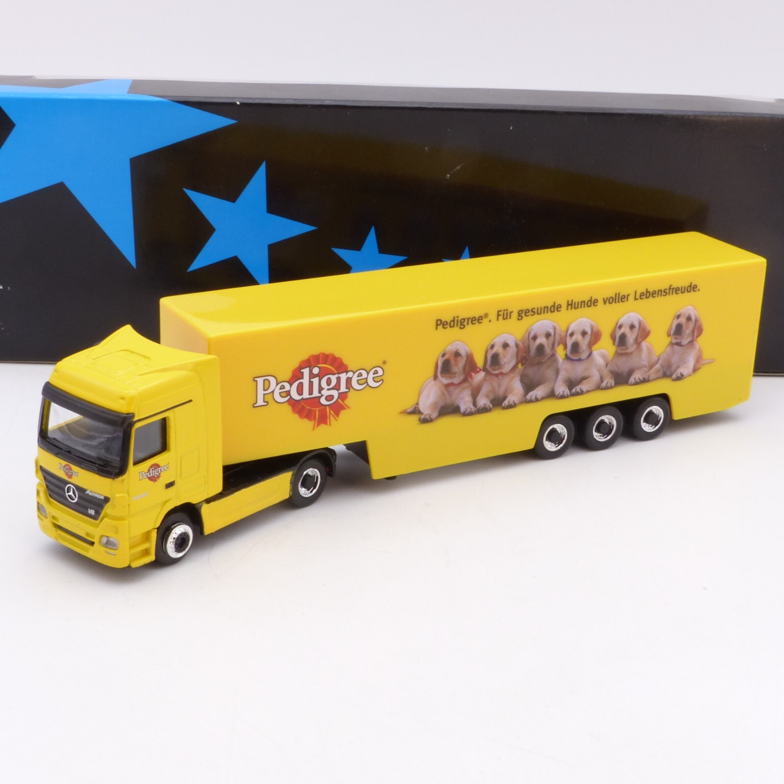 Magic / Herpa 1:87 MB Actros Sattelzug Pedigree, in OVP EX1189 – Bild 3