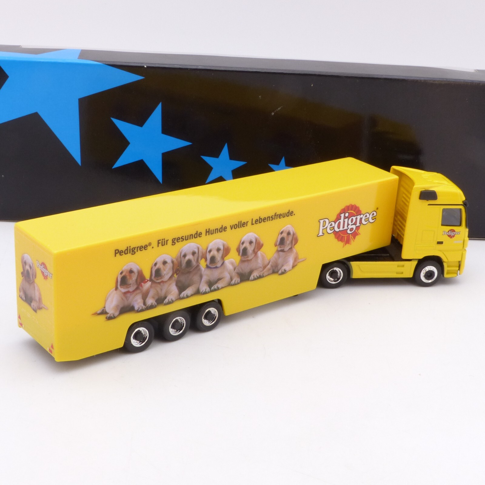 Magic / Herpa 1:87 MB Actros Sattelzug Pedigree, in OVP EX1189 – Bild 4