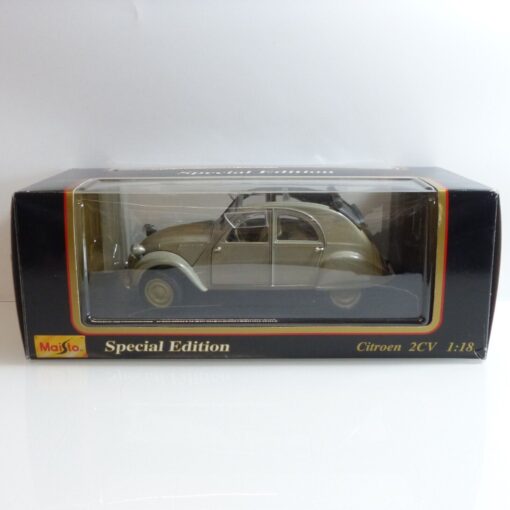 Maisto 1:18 Nr.: 31835 Citroën 2CV grau/metallic, in OVP EB6428 – Bild 9
