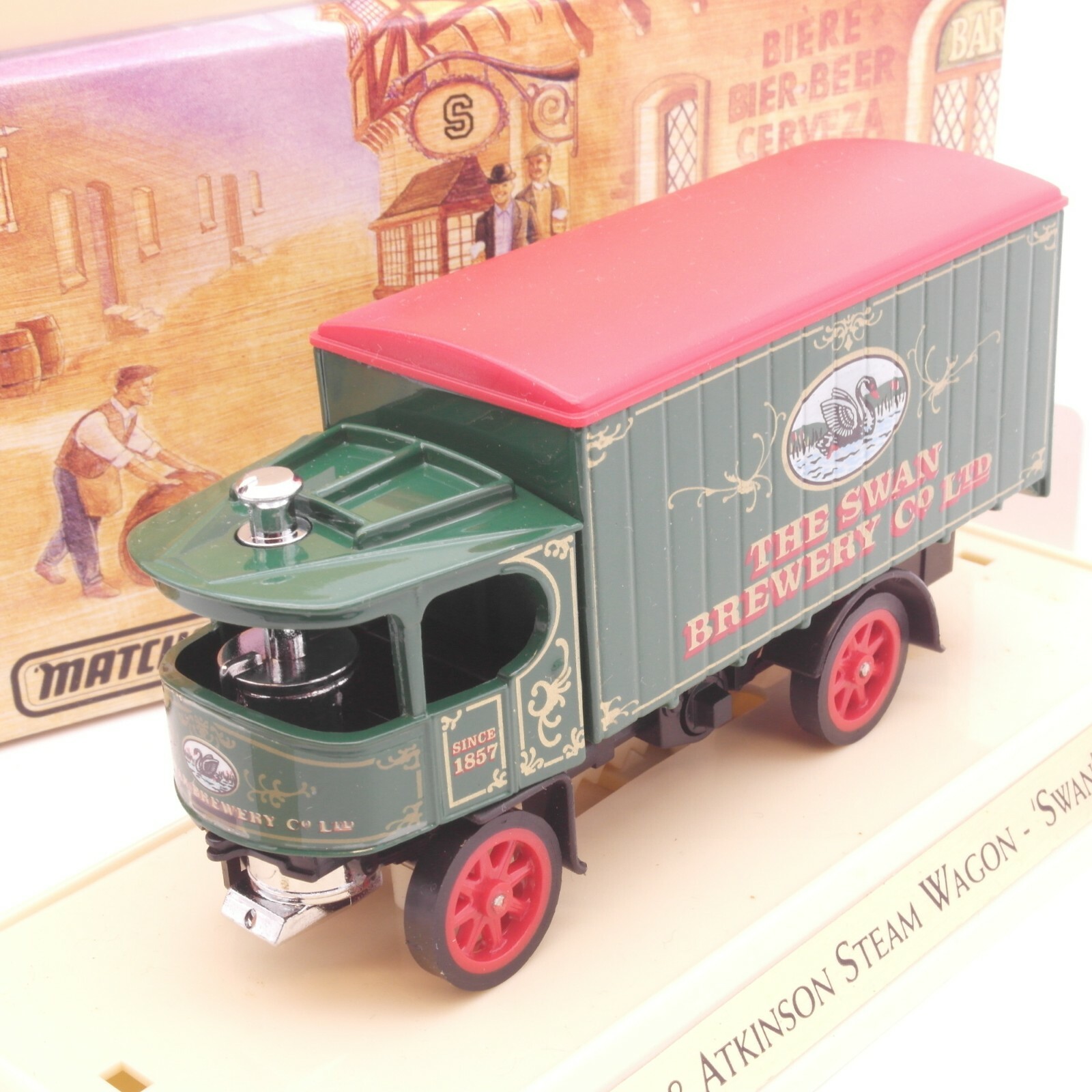 Matchbox YGB03 1918 Atkinson Steam Wagon - SW Models Of Yesteryear in OVP RT4465