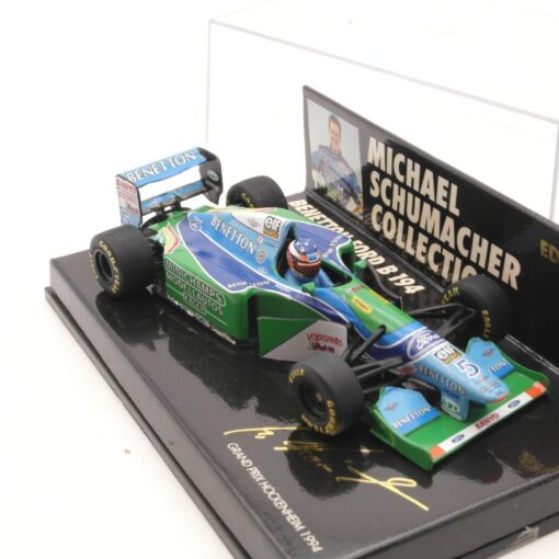 Minichamps 1:43 Benetton Ford B 194 Michael Schumacher Nr. 12 in PC Box RI1249 – Bild 3