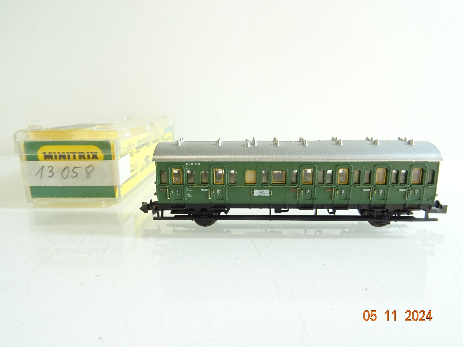 Minitrix N 13058 Abteilwagen 2./3.Kl. in OVP PR3653