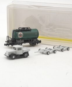 Minitrix N 15124 Kesselwagen DEA mit Kaelble & Culemeyer der DB in OVP RR4131