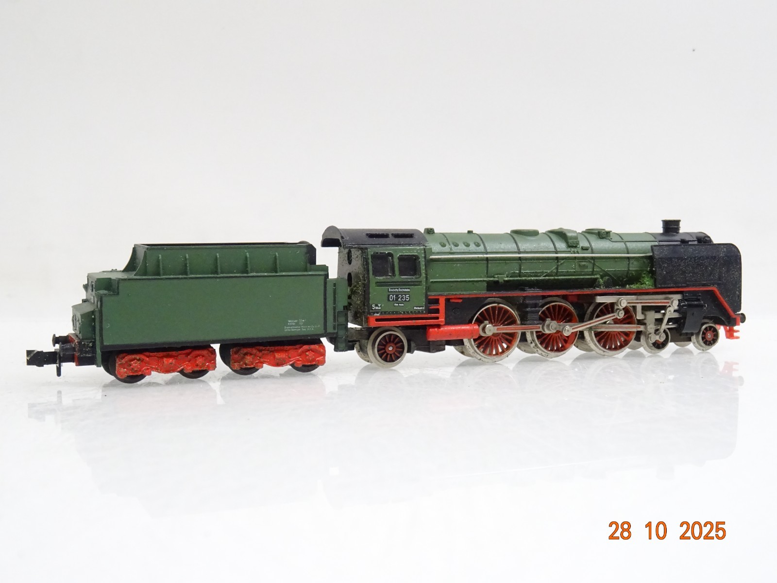 Minitrix N 2044 Dampflok BR 01 235 der DR JL3843 o.