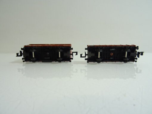 Minitrix N 3224 gedeckter Güterwagen & Flachwagen der DB in OVP AR7856 – Bild 4