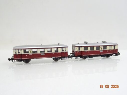 Minitrix N 51 2093 00 Schienenbus VT 135 mit Beiwagen der DRG in EVP JL2398 – Bild 3