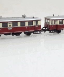 Minitrix N 51 2093 00 Schienenbus VT 135 mit Beiwagen der DRG in EVP JL2398