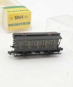 Minitrix N 51 3064 Abteilwagen 3. Klasse der K.Bay.Sts.B. in OVP RR5329