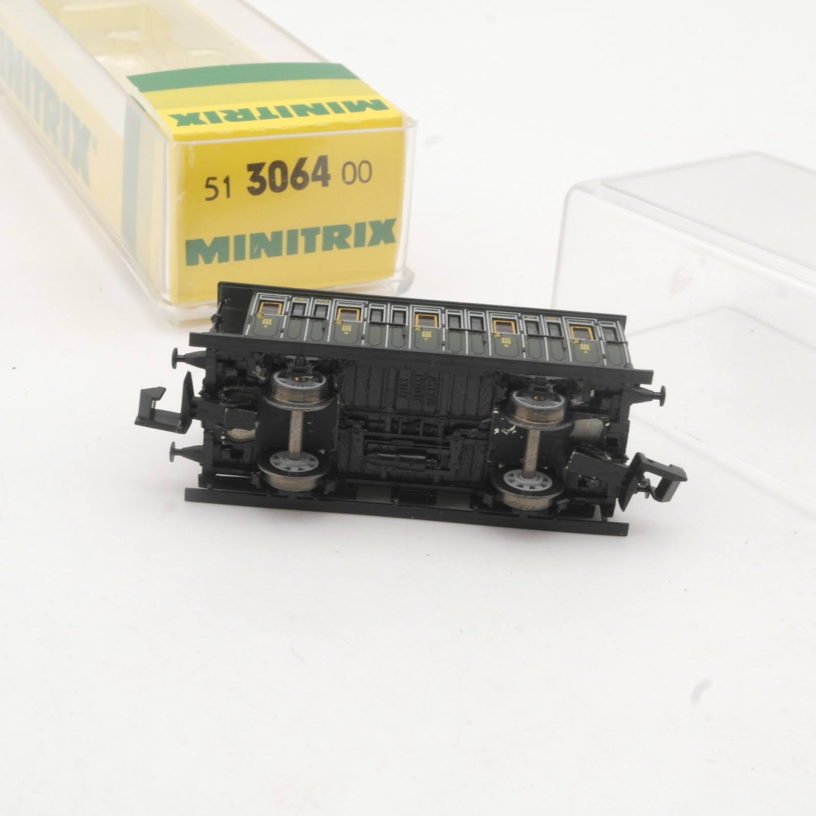 Minitrix N 51 3064 Abteilwagen 3. Klasse der K.Bay.Sts.B. in OVP RR5329 – Bild 4