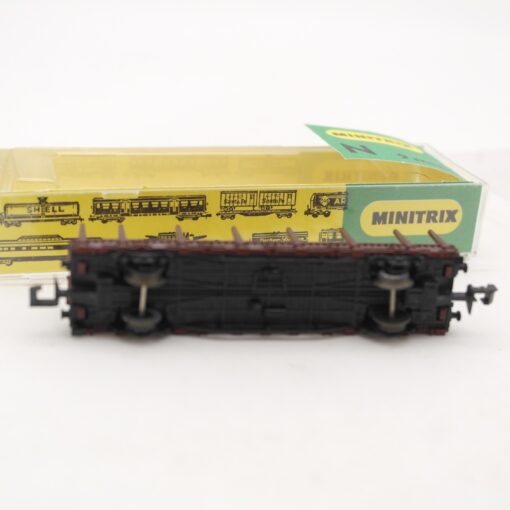 Minitrix N 51 3168 00 Rungenwagen der DB in OVP RR2098 – Bild 4