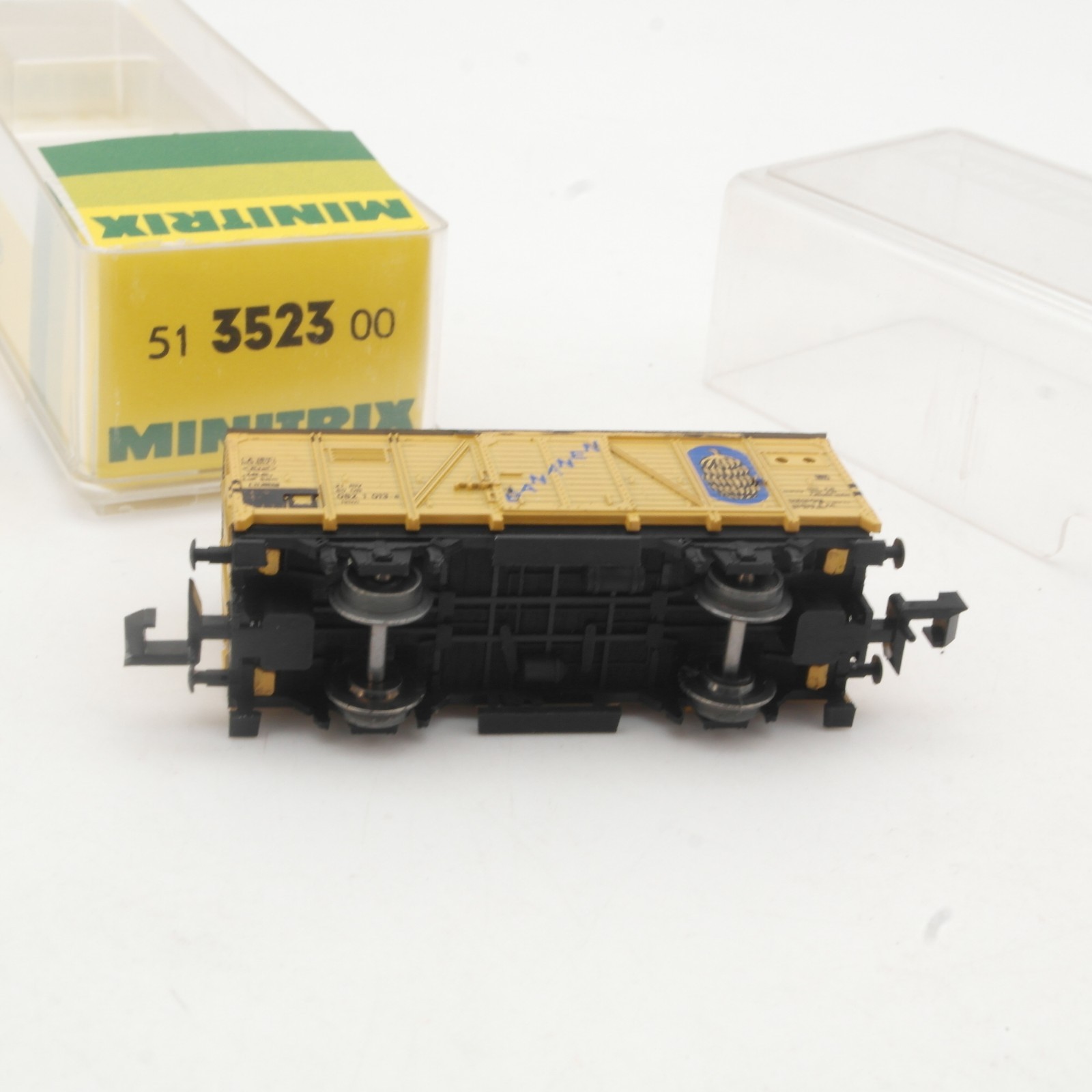 Minitrix N 51 3523 00 Kühlwagen Bananen der DB in OVP RR5345 – Bild 4