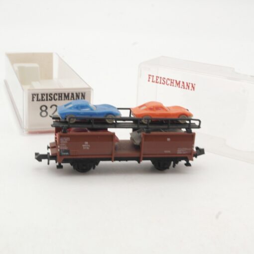 Minitrix N Autotransportwagen mit 4 PKW der DB in EVP RR40 – Bild 3