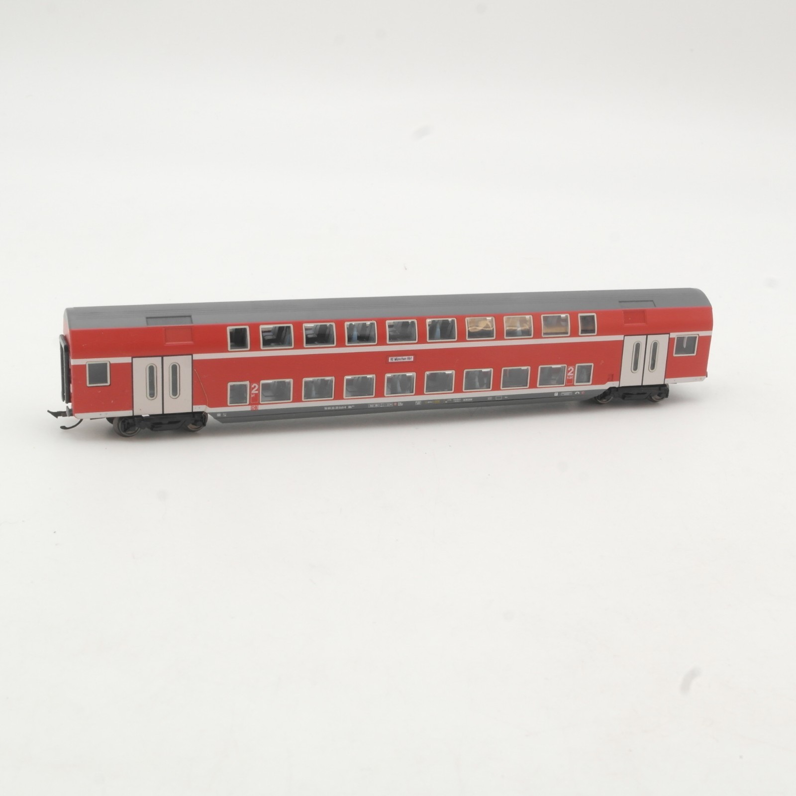 Minitrix N Doppelstockwagen Regio 2. Klasse der DB RR5062 o.