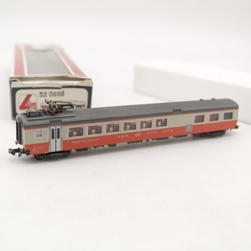 Minitrix N Personenwagen Restaurant der SBB CFF in EVP RR2276