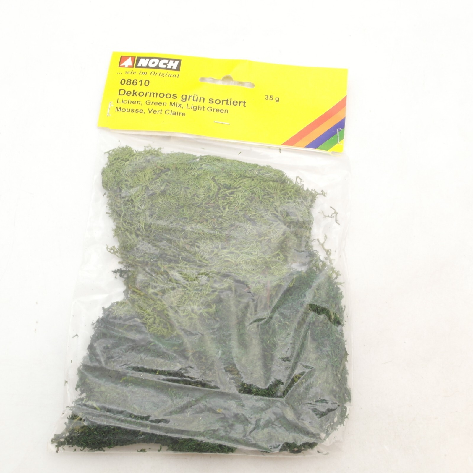 Noch 08610 Dekormoos hellgrün/dunkelgrün sortiert, 35 g in OVP RG8508