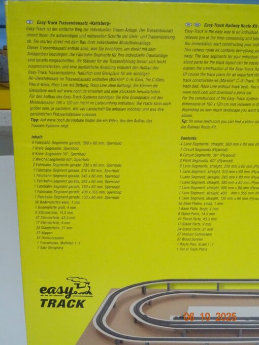 Noch H0 53600 Easy-Track Trassenbausatz Karlsberg in OVP JL3374 – Bild 3