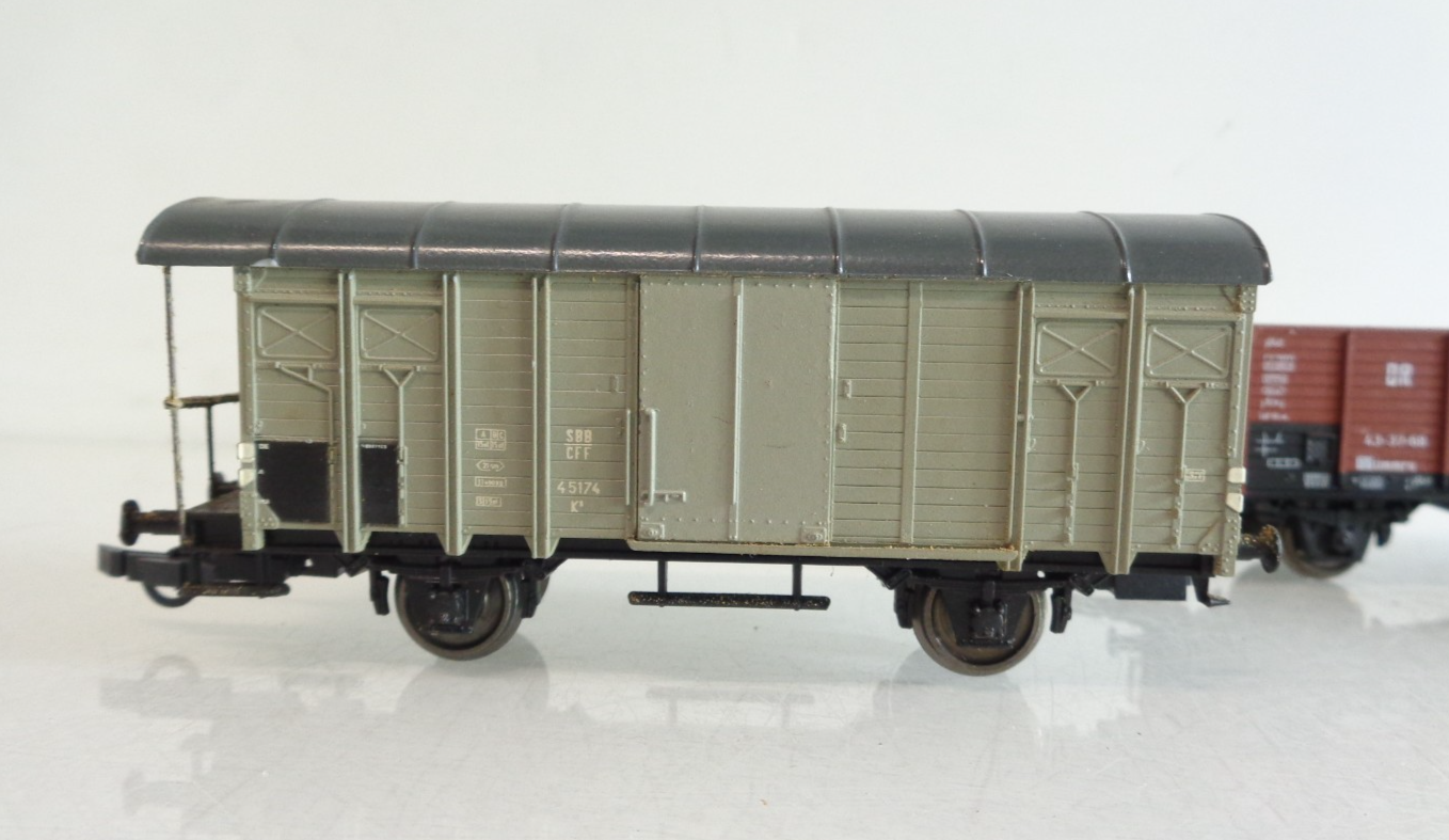 Piko H0 4 versch. Güterwagen der SBB/DR BH943 o. – Bild 3