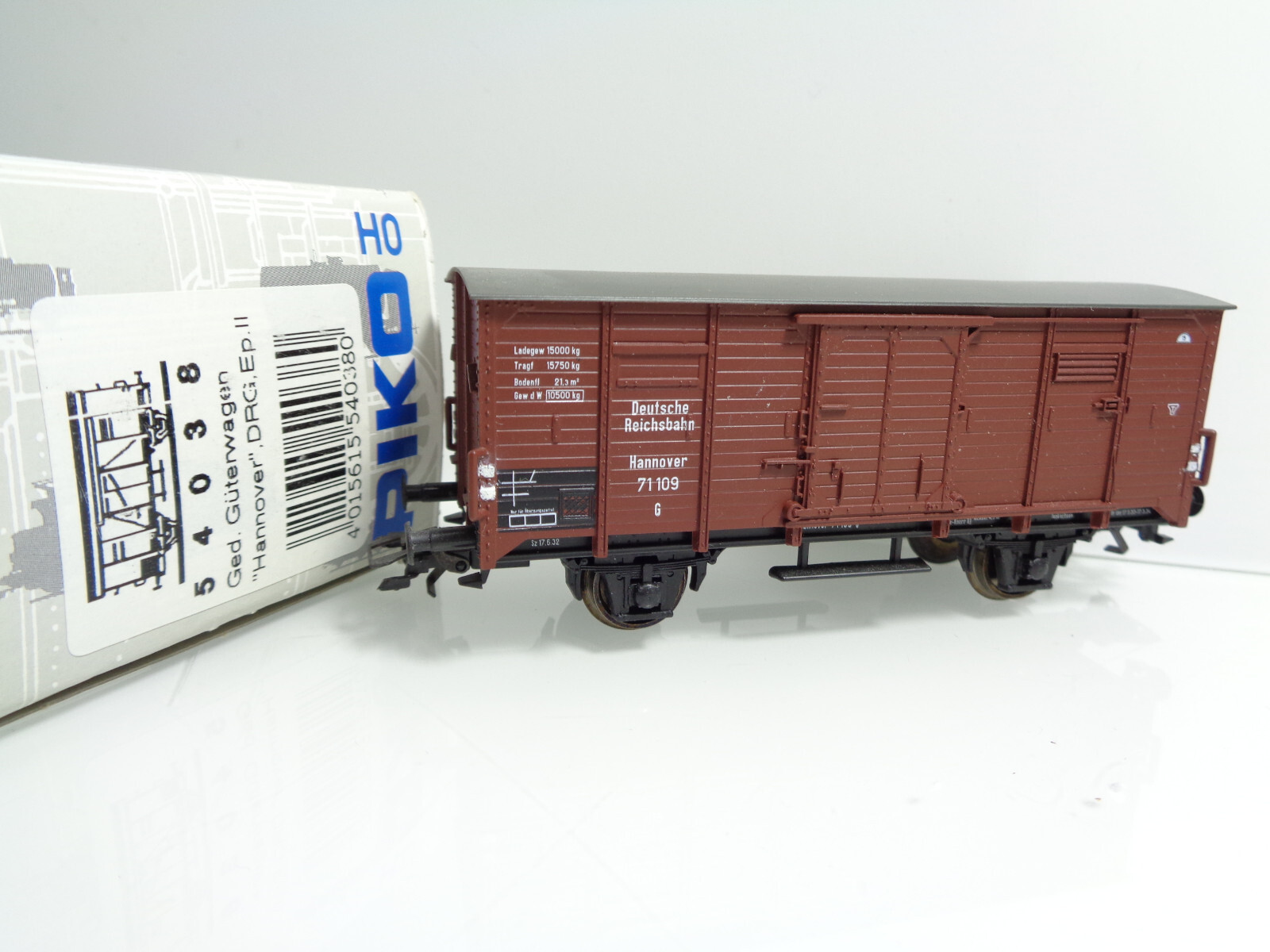 Piko H0 54038 gedeckter Güterwagen der DR in OVP JD2910