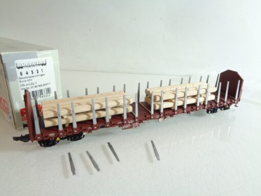 Piko H0 54331 Baumtransportwagen der DB in OVP RR4054 – Bild 3