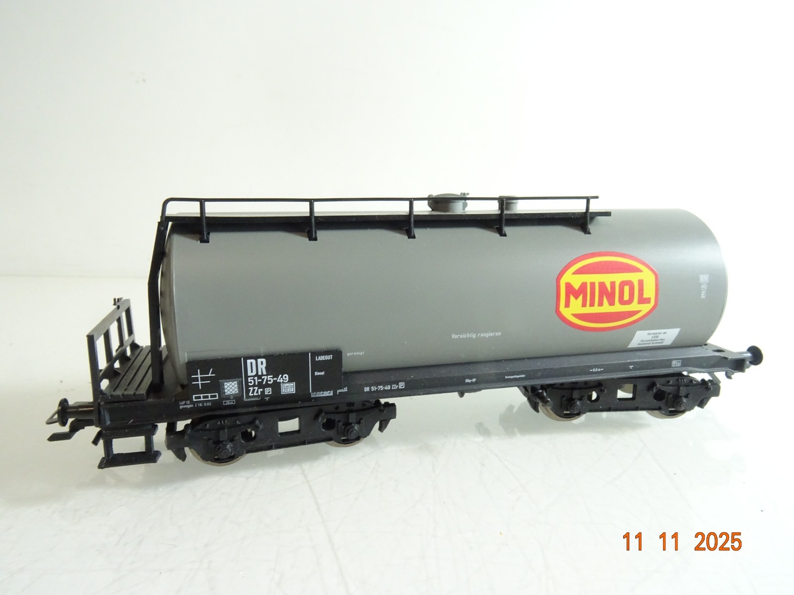 Piko H0 54498 Kesselwagen MINOL der DR RR4510 o.
