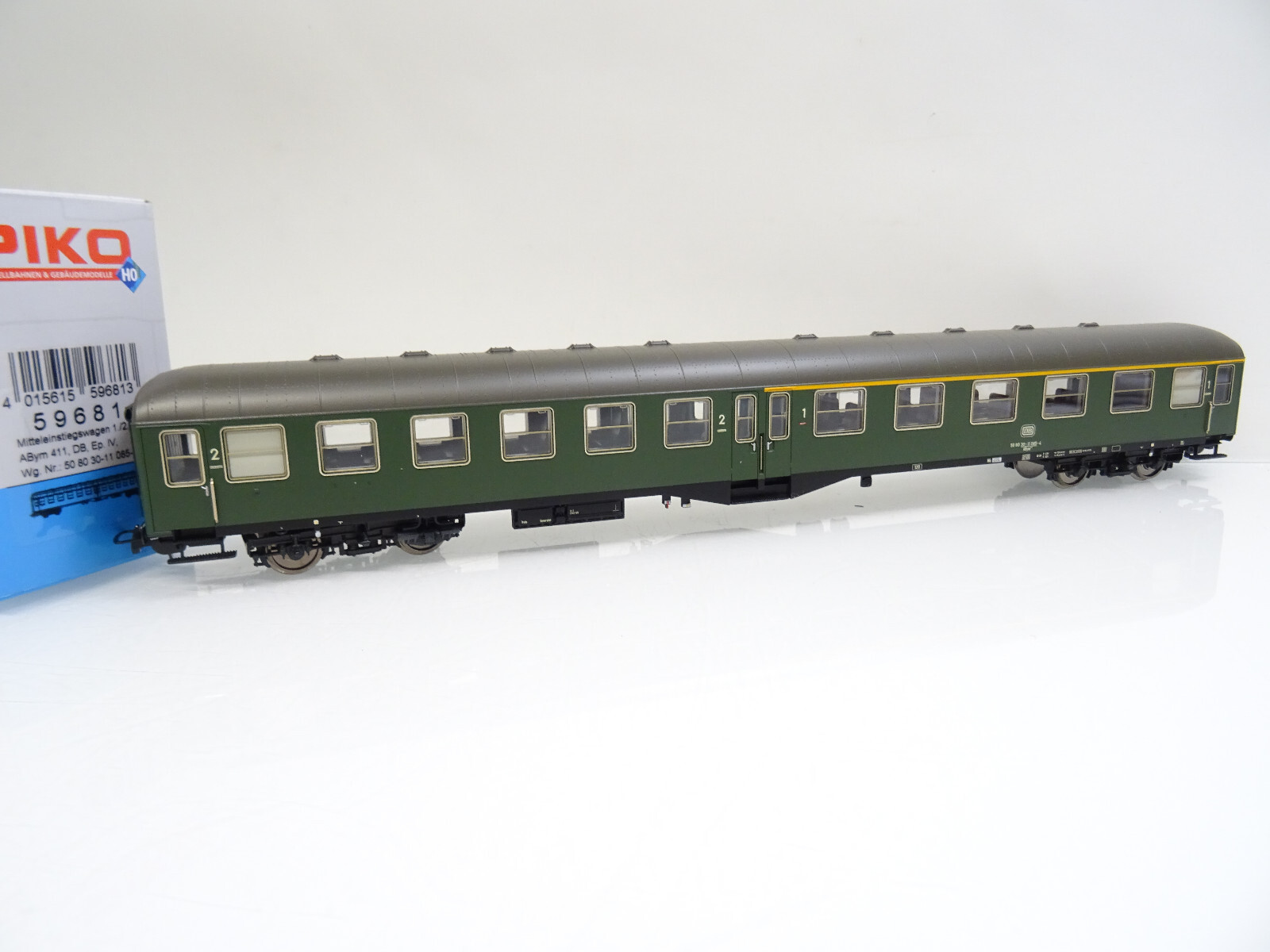 Piko H0 59681 Mitteleinstiegswagen 1.Kl./2.Kl. ABym 411 der DB in OVP JD5502