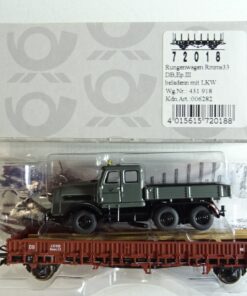 Piko H0 72018 Rungenwagen mit DBP LKW der DB in OVP PR7954