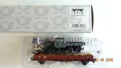 Piko H0 72018 Rungenwagen mit DBP LKW der DB in OVP PR7954