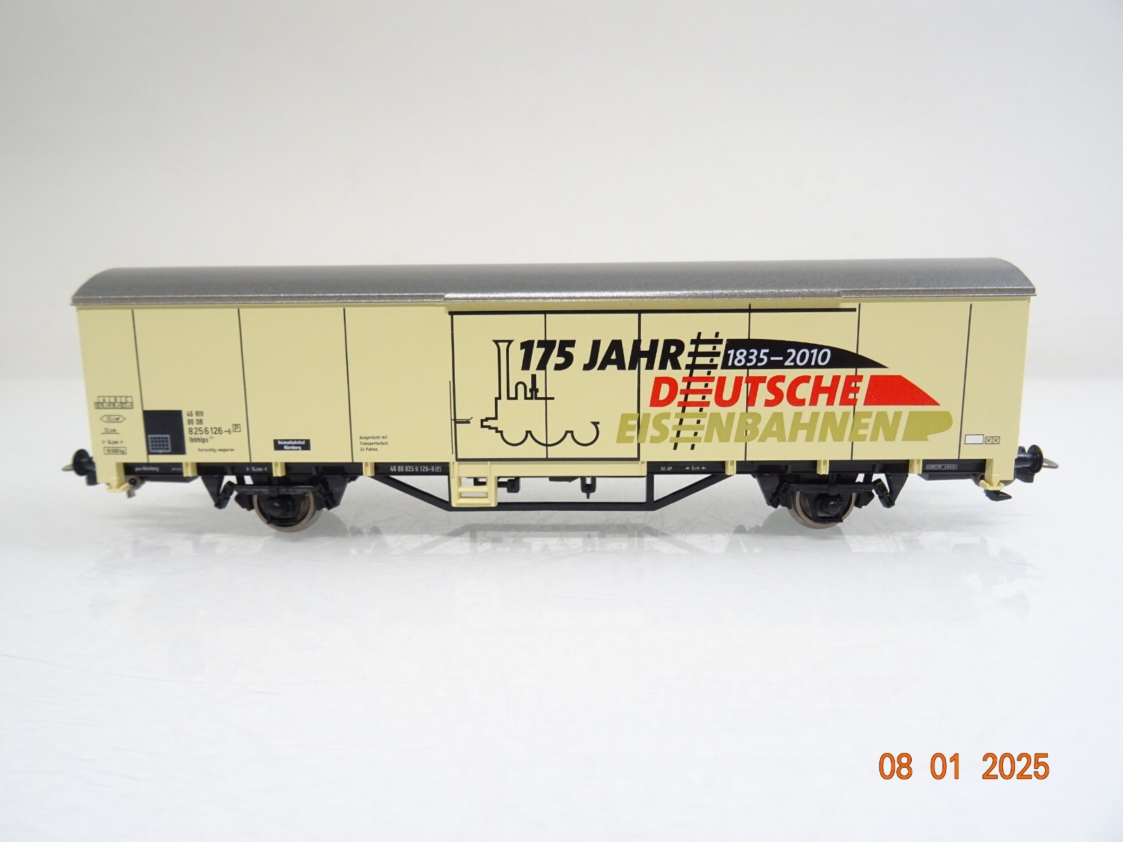 Piko H0 95858 gedeckt. Güterwagen 175 J. Dtsch. Eisenbahnen der DB in OVP PR5168 – Bild 3