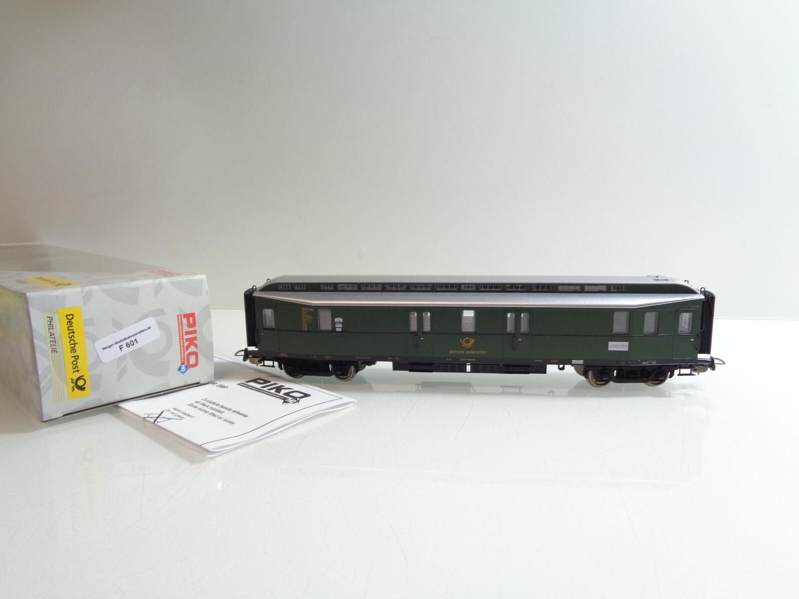Piko H0 AC Bahnpostwagen Deutsche Post in OVP F601