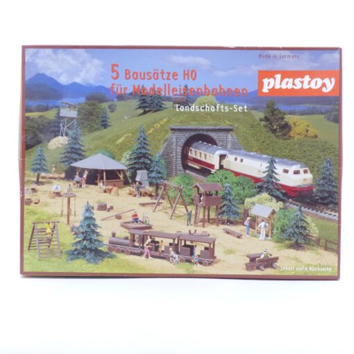 Plastoy H0 5 Bausätze Landschafts-Set in OVP EX5732