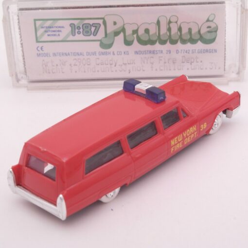 Praline 1:87 2908 Caddy Lux NYC Fire Dept. in OVP EZ8236 – Bild 3