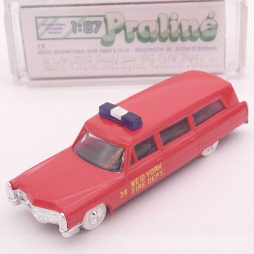 Praline 1:87 2908 Caddy Lux NYC Fire Dept. in OVP EZ8236